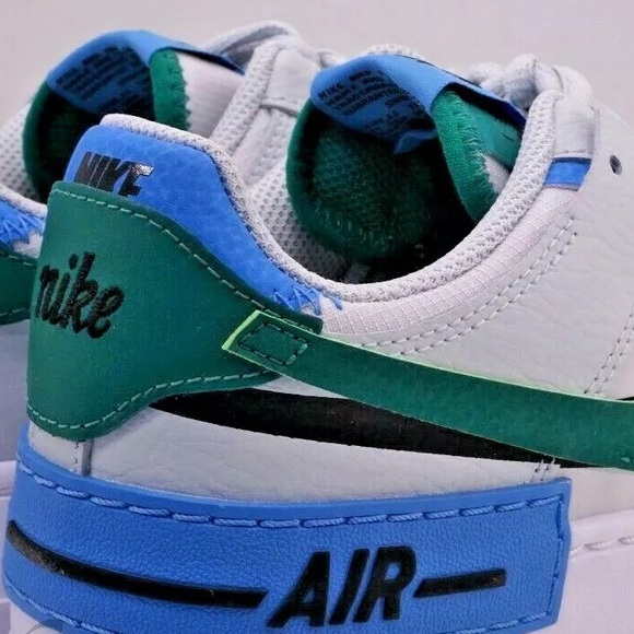RARE Nike Air Force 1 Green Blue size 7 - Picture 11 of 11